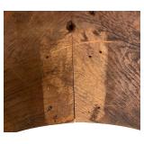 Group of Handcrafted Pottery Vessels and Carved Wood Accent