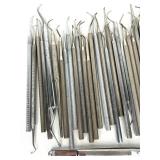 Assorted Dental Hand Instruments and Tweezers Lot #1