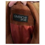 Givenchy Sport Velvet Blazer Size 16 Brown Satin Lining