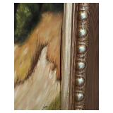 Double Sided Framed Landscape Oil Paintings, Signed and Unsigned