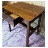 Small Wooden Desk with Drawer