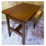 Small Wooden Desk with Drawer