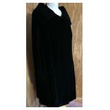 Vintage Black Velvet Women