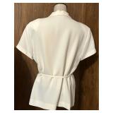 Jones New York 20W Top and Onyx Nite by Wendye Chaitin Pants Set, Navy Ralph Lauren Blazer, Plus Size