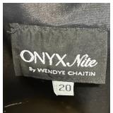 Jones New York 20W Top and Onyx Nite by Wendye Chaitin Pants Set, Navy Ralph Lauren Blazer, Plus Size