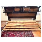 Bedroom Suite: Lowboy Dresser with Mirror, Tallboy Dresser, Bed Frame, 2 Nightstands