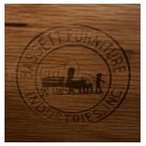 Bassett Mid-Century Highboy Dresser with Carved Mirror