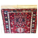 Lot of 4 Vintage Hand-Knotted Wool Area Rugs - Various Oriental Designs