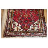 Lot of 4 Vintage Hand-Knotted Wool Area Rugs - Various Oriental Designs