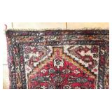 Lot of 4 Vintage Hand-Knotted Wool Area Rugs - Various Oriental Designs