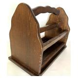 Wood Kitchen/Bathroom/Office Organizers and Step Stool Lot