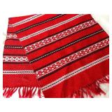 Folk-Inspired Home Decor Lot with Textiles, Plates, and Wall Art