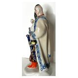 Assorted Collectibles Lot: Folk Art, Figurines, Carvings, and Decor