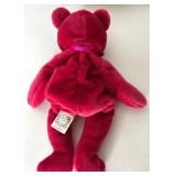 Valentine Collectibles Lot - TY Beanie Baby Valentina, Wedgwood Crystal Heart, Brush