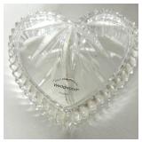 Valentine Collectibles Lot - TY Beanie Baby Valentina, Wedgwood Crystal Heart, Brush