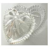 Valentine Collectibles Lot - TY Beanie Baby Valentina, Wedgwood Crystal Heart, Brush