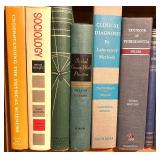 Vintage Dental and Medical Book Lot with Dental Disorders Chart