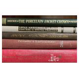 Vintage Dental and Medical Book Lot with Dental Disorders Chart