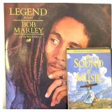 Collector Lot: Bob Marley Legend LP, Sound of Music DVD, Pearl Harbor VHS, Games, and Circus Program