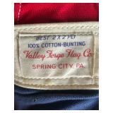 Patriotic Collectible Lot: Valley Forge US Flags & 1776-1976 Rogers Spoon