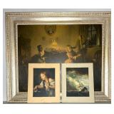 Framed Print "Serenade" by J. Tabor and Two Art Prints