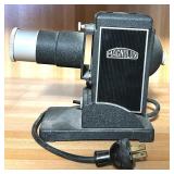 Vintage Projection Screens, Slide Projector, and A/V Equipment Lot