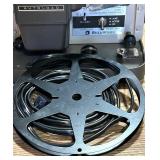 Vintage Projection Screens, Slide Projector, and A/V Equipment Lot