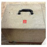 Vintage Projection Screens, Slide Projector, and A/V Equipment Lot