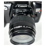 Vintage Camera & Lens Lot: Canon, FujiFilm FinePix S5100, Kodak, Pentax K1000, Asahi 135mm