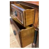 Vintage Illinois Cabinet Rockford Desk with Original Hardware