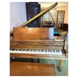Baby Grand Piano with Accessories