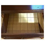 Antique Carved Wood Sideboard Cabinet with Drawers