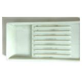 Assorted Vintage Milk Glass Dental Trays