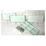Vintage Dental Trays Assortment with Dividers