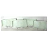 Lot of Vintage Milk Glass Dental Instrument Trays