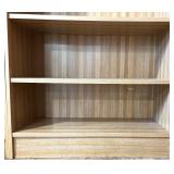 Adjustable Wood Bookcase with Cabinets