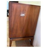 Mid-Century Modern Walnut Credenza with Drawers and Cabinet