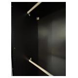 Modern Black & White Sliding Door Wardrobe Closet