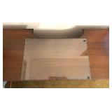 Antique Vanity Desk with Carved Details and Inlay