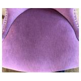 Pair of Matching Upholstered Side Chairs with Nailhead Trim