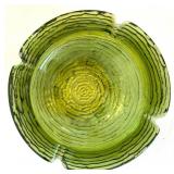 Vintage Mid Century Orange Plate, Apple-Shaped Dish, Glass Ashtray, Pair of Ceramic Chalices