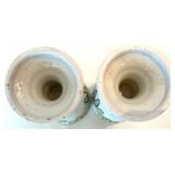 Vintage Mid Century Orange Plate, Apple-Shaped Dish, Glass Ashtray, Pair of Ceramic Chalices