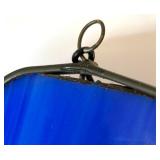 Stained Glass Butterfly and Flower Accent Mirror