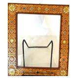 Artisan Mosaic Wood Picture Frames - Set of 3