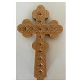 Set of Carved Wooden Crosses, 5.25 Inch Height