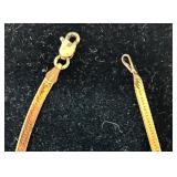 Family Love Heart Necklace, 18kt Gold Over Sterling