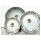 Floral Inspirations Fine China Dinnerware Set - Abundance Pattern, Japan