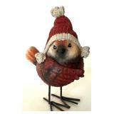 Christmas Decor Lot: Lighted Bear Figurine, Placemats & Holiday Accents