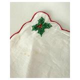 Christmas Decor Lot: Lighted Bear Figurine, Placemats & Holiday Accents