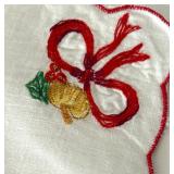 Christmas Decor Lot: Lighted Bear Figurine, Placemats & Holiday Accents